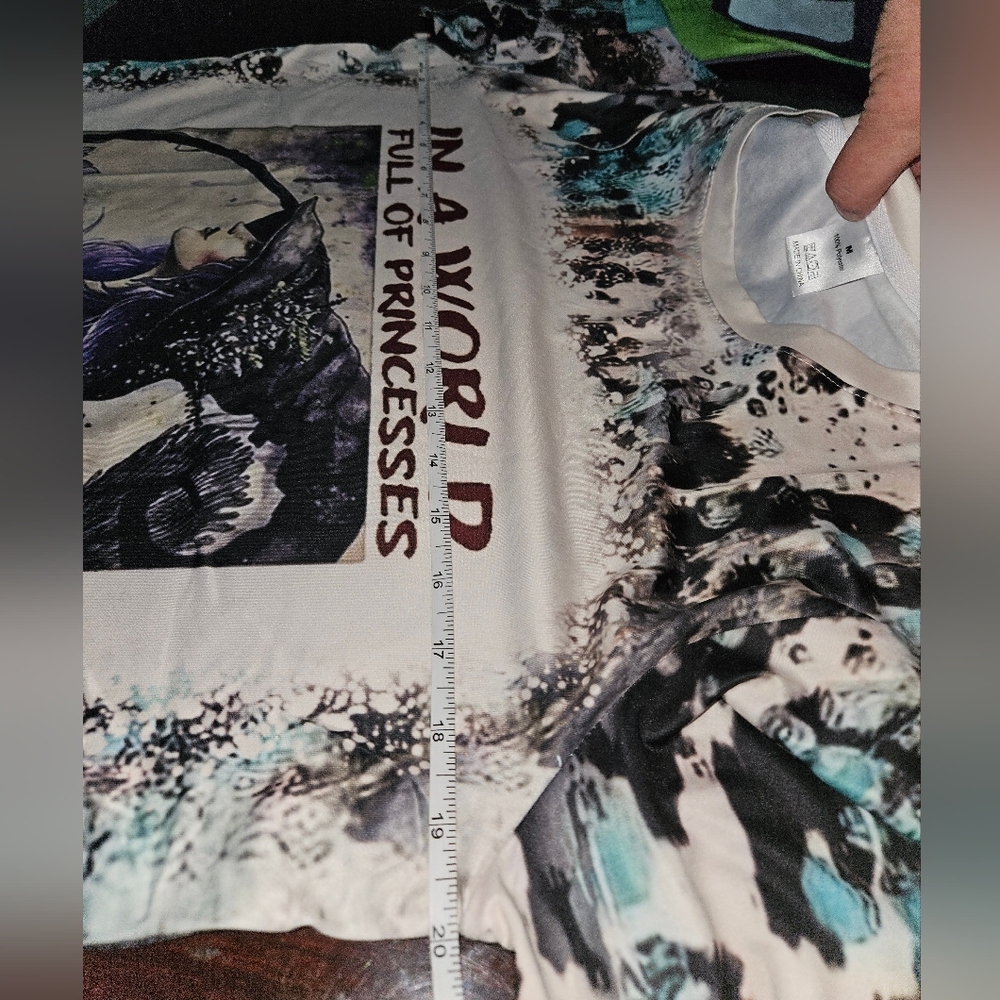 Women’s Leopard Witch Print T-Shirt, Crew Neck - Picture 4 of 4